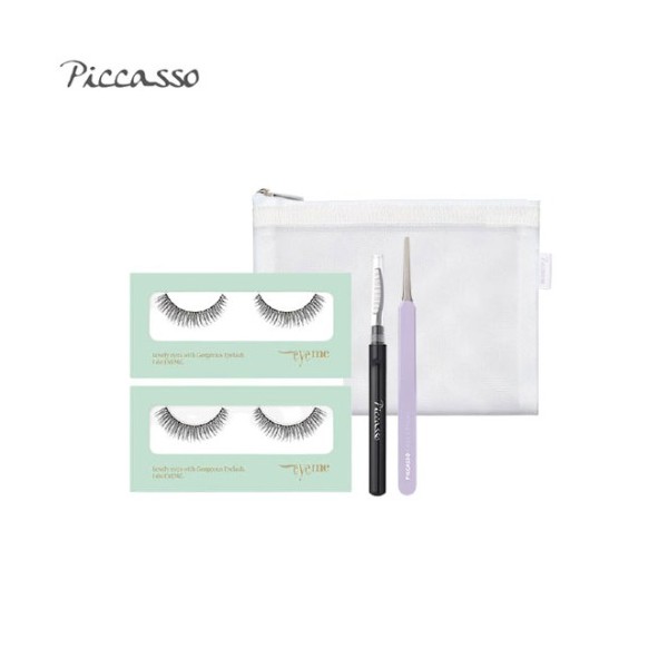 Other PICCASSO X EYEME Eyelash Special Set 5items, Eyelash#$%Tweezer:#36B*2ea-Purple