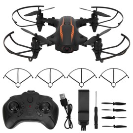 JX15 Mini Folding Drone 4K High Definition Camera WIFI Quadcopter Remote Control Drone ToyBlack