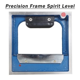 6" X 1-1/2" X 6" Precision Frame Spirit Level 4901-0077 Accuracy 0.0002 Inch with Woode Box