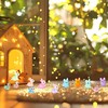 Chovbe 149pcs Mini Resin Animals, Glow in the Dark Tiny