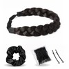 Hair Accessories Set - Braided Headband - Satin Hair Ties