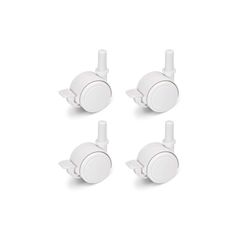 FabiMax 3117 Parquet Wheels Set (4 Pieces) with Brake for