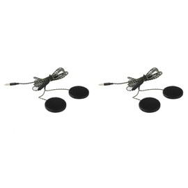 GOTOTOP Headphone Helmet Headset,2pcs Motorcycle Speakers Helmet Earphone with 3.5mm Male Connector Support Hands Freedom Calling