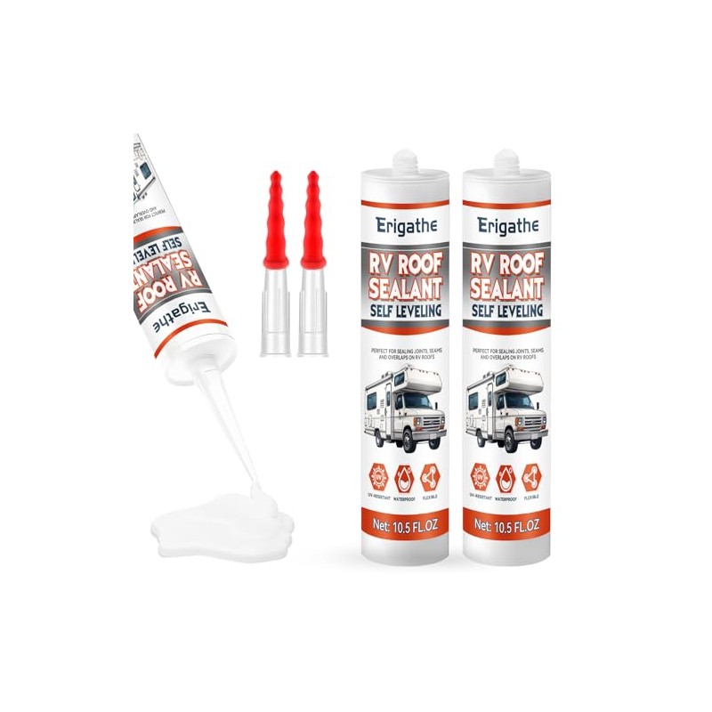 Self-Leveling RV Roof Sealant - Quick-Drying Waterproof Repair