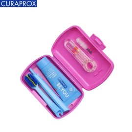 CURADEN Curaprox Ortho Travel Set 3items, Color:Green