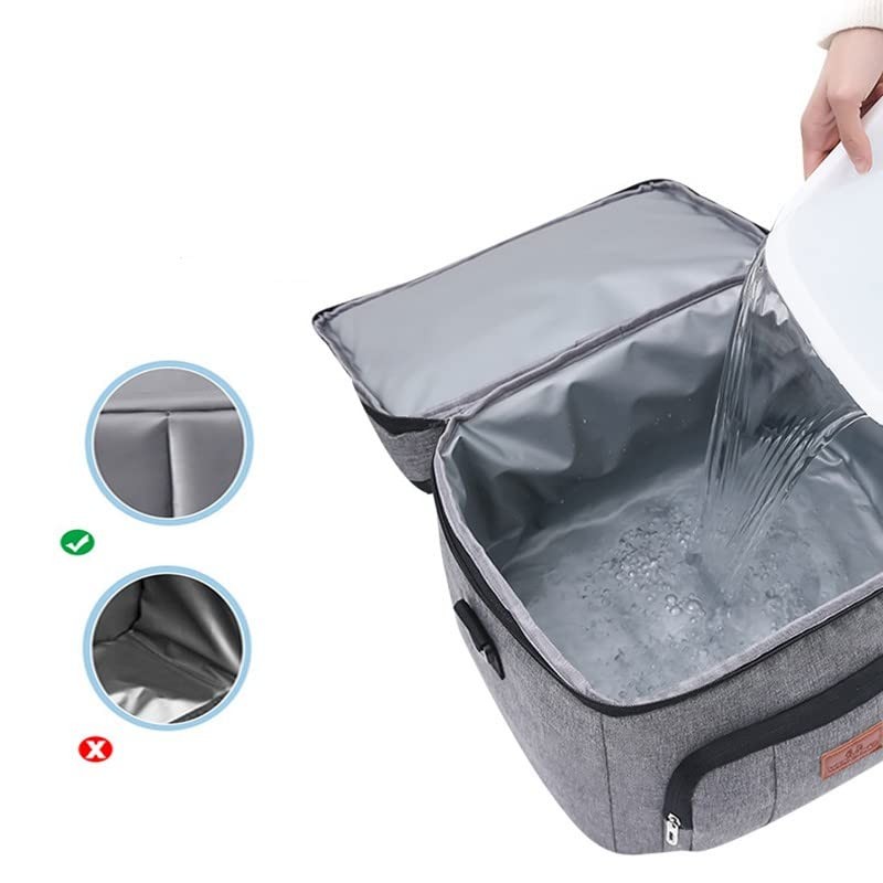 Versatile 10L Outdoor Lunch Cooler Bag - Portable, Thermal Insulated