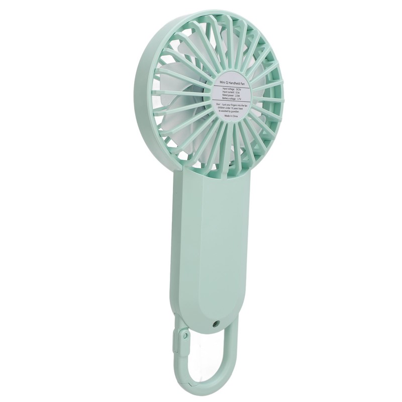 Handheld Fan USB Rechargeable Hand Fan Silent Operation Easy Hanging