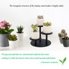 YQUQAQN Frosted Acrylic Table Display Stand for Figure Small Display