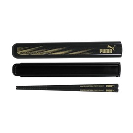 PUMA PM538 Kids Lunch Chopsticks and Case Set, 6.3 inches (16 cm), W 6.9 x D 1.1 x H 0.6 inches (17.5 x 2.7 x 1.5 cm), Made in Japan