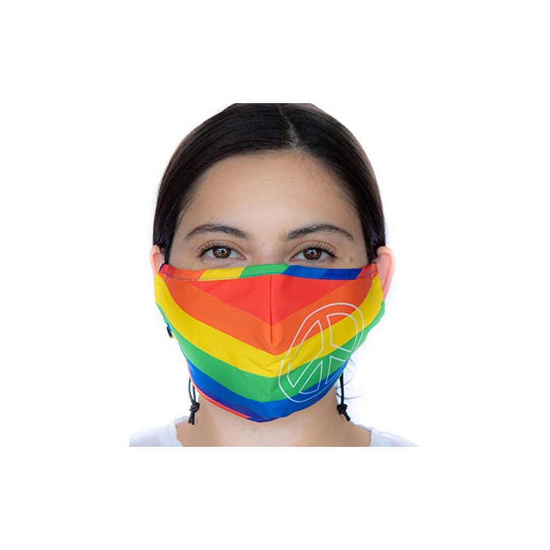 Headmost Comfymask 3 Layer Large Fabric Facemask: Water Repellent, Washable,