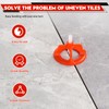 Storystore Tile Leveling System Clips, 500 Pcs Tile Spacers and