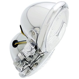 Customacces FA0006J Zusatzscheinwerfer Chrom 4-1/2 E-Zulassung 115mm Durchmesser