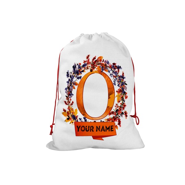 Bleu Reign Personalized Santa Sack Christmas Birthday Gift Wrap Bag