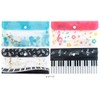 Just Willow Music Pattern Mask Case, Pink, Piano & Treble