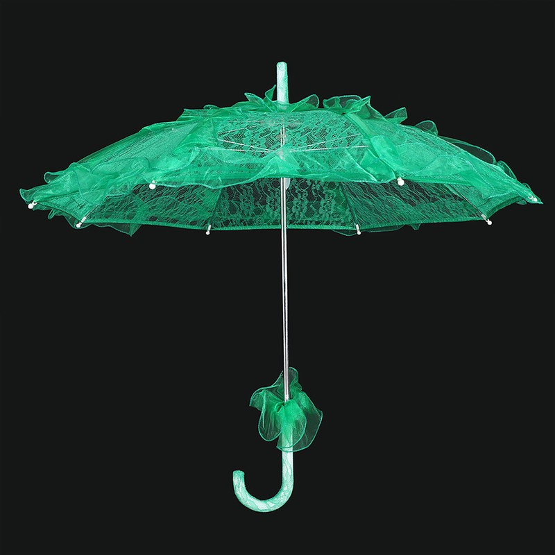 Bridal Lace Cotton Umbrella for Wedding Parties Dancing Photography Prop