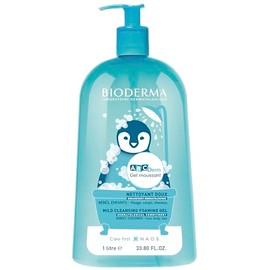 Bioderma - ABCDerm - Gel espumoso - Lavado suave para bebés - Limpiador sin jabón - Gel corporal para pieles delicadas de bebés y niños