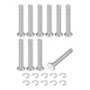 QUARKZMAN 10Set M3x20mm Perno Posizionamento Cilindrico Elastico Albero Acciaio Inossidabile