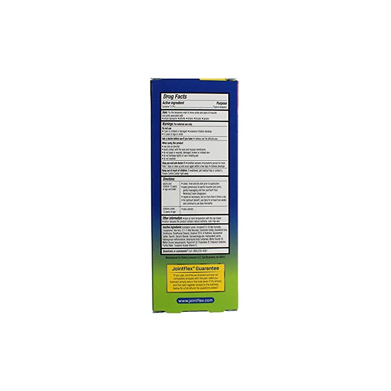 JointFlex Pain Relieving Cream 4 oz (Pack of 5)