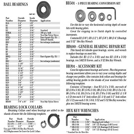 Whiteside Router Bits BB600 General Bearing