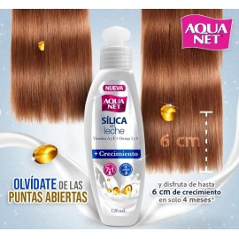 Sílica Cabello Leche Aqua Net 120ml