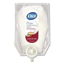 Dial Extra Dry 7-Day Moisturizing Lotion with Shea Butter, 15 oz Refill, 6/Carton
