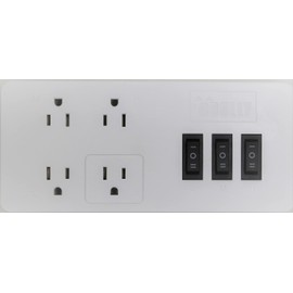 eBULLY 4-Outlet Music Synchronized Power Strip with Wireless Ready