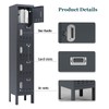 BUTISOW Metal Storage Locker with Lock & Card Slot Locker