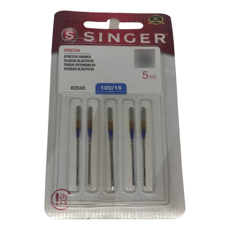 Aguja Para Maquinas Singer 2045 Varias Medidas 5 Paquetes