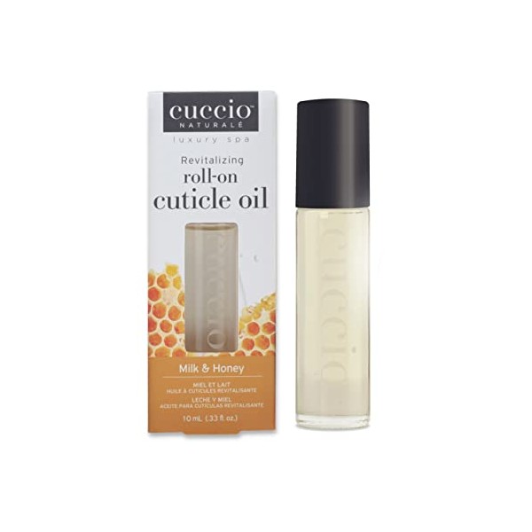 Cuccio Naturale Revitalizing Roll-On Cuticle Oil Milk & Honey 10ml (CNSC4000)
