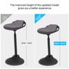 SONGMICS Standing Desk Chair, Adjustable Ergonomic Standing Stool, 23.6-33.3 Inches,