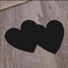 IGJUR 2 Pack Black Heart Garland Banner Goth Garland Gothic