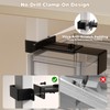 Under Desk PC Mount, No-Drill CPU Holder for 65x45mm Standing