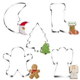 Cookie Cutter, 8 Pieces Cookie Cutter, Stainless Steel Cookie Cutter, DIY Fondant Cookie Cutter Set for Children's Birthday Party Decoration
