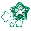 R&M International Star Tree Cookie Cutters to Make 3D Tree,