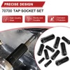 70700 Tap Socket Set 11 Pcs, Magnetic Adapter for Std/Metric
