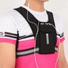 Running Vest Phone Holder Reflective Running Vest with Water Bottles