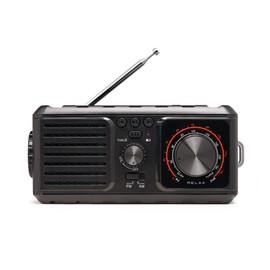 Relax Emergency Radio, Multi-functional, Disaster Prevention, Black
