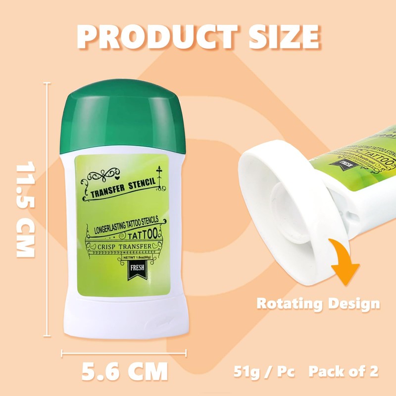 PEPAX Tattoo Transfer Gel Pack of 2 Stencil Gel Tattoo