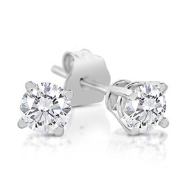 1/3ct tw Diamond Stud Earrings in 14k White Gold