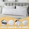WhatsBedding Memory Foam Body Pillow with Removable Pillowcase-Fluffy Body Pillows