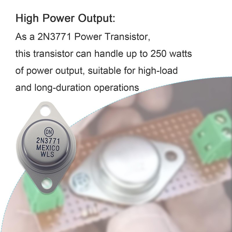 8-Pack 2N3771 High Power NPN Transistor for Audio Amplifier Inverter