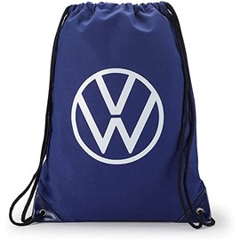 Volkswagen 000087318K Gym Bag Sports Bag Backpack Bag with VW Logo Blue