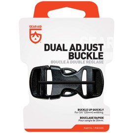 Gear Aid Dual Adjust Buckle Kit, Black, 3/4-Inch