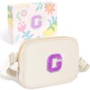 COSHAYSOO Small Waist Fanny Pack Belt Bag with Initial Letter