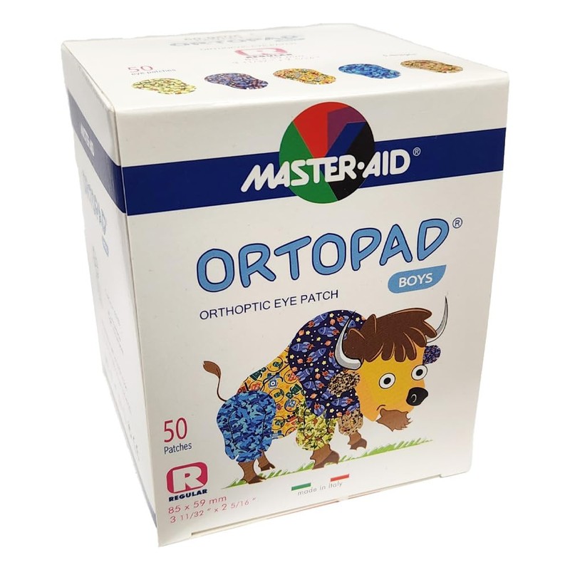 Ortopad® Bamboo Boys Eye Patches, 50/Box (Regular Size, 4+ yrs)