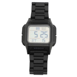 Digital Watch 50m Waterproof Backlit Display Electronic Watch with Alarm Clock Stopwatch Countdown Dual Time
