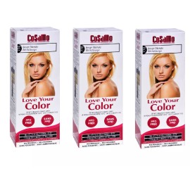 CoSaMo Love Your Color Hair Color #770 Beige Blond (3 pack)