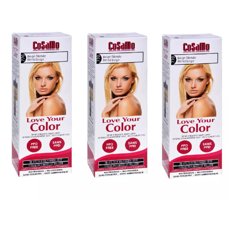 CoSaMo Love Your Color Hair Color #770 Beige Blond (3