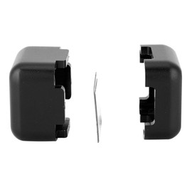 plplaaoo Mini Magnetic Pool Chalk Holder, Portable Mini Magnetic Chalk Holder Aluminium Snooker Chalk Holder Billiard Pool Chalk Carry Bag for Billiard Cue Snooker Accessories (Black)