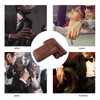 3 Finger Cigar Case Artificial Leather Soft Anti Fade Breathable